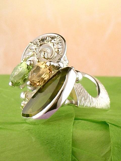 Custom Signet Ring Women 925 Sterling Silver Diamond Gothic Initial Letter a to